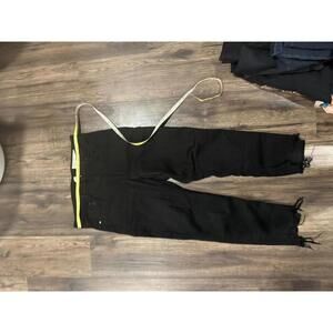 Rag and Bone black stretch distressed hem slim jeans size 31